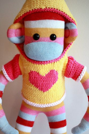 ... sweet/cute... Sock Monkeys, Color, Socks Monkey, Crochet, Cute Socks