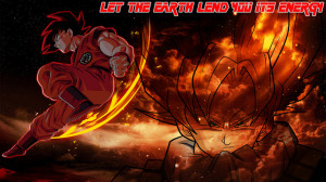 Goku Super Kaioken Wallpaper by Friezy