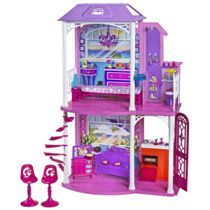 Details about Mattel Barbie Doll Dream House 2 Story Vacation Home ...