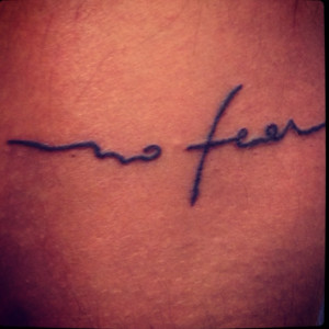 No Fear Tattoo Font No fear tattoo #tattoos #