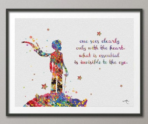 The Little Prince Quote Le Petit Prince inspirational by CocoMilla, $ ...