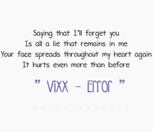 hurt, kpop, kpop quotes, love, love quotes, quotes, sad, vixx