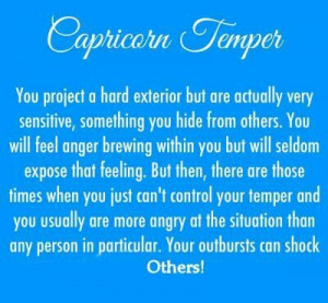 Capricorn temper: Don't unleash the beast, unless you intend to tame ...