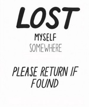 Lost myself