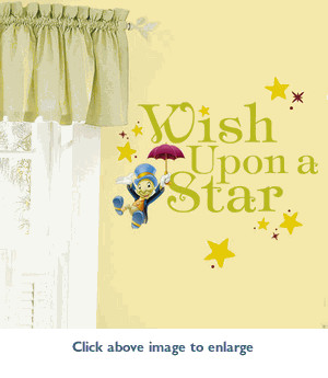 Wish Upon a Star Quote Peel and Stick Wall Decals
