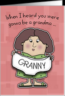 First Time Grandma Congratulations- Granny Panties card - Product ...
