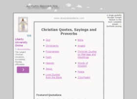 Christian Quotes, Proverbs and Sayings from Always Beside Me