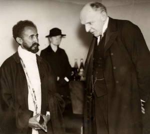 Haile Selassie in a conversation with Lord Robert Cecil. London ...