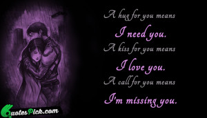 Hug Day Quotes English