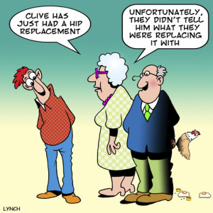 Cartoon: Hip replacement cartoon (medium) by toons tagged hip ...