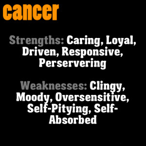 Cancer Strength & Weaknesses