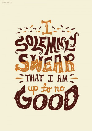 harry potter quotes in typography