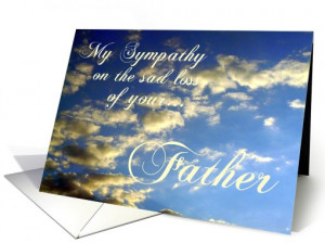 Related Pictures sympathy card on loss of father