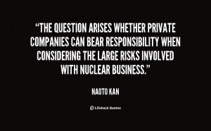 The question arises whether private companies can bear responsibility ...