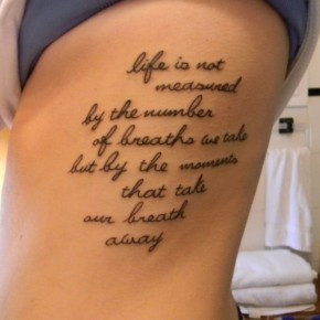Sweet Good Tattoo Quotes For Cute Girls Pictures