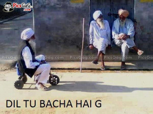 Dil To Bacha Hai Funny Old Man