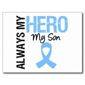 Prostate Cancer Always My Hero My Son Postcards