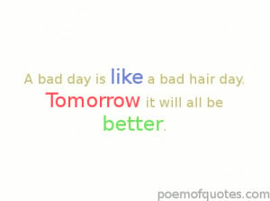 Quotes About Having a Bad Day