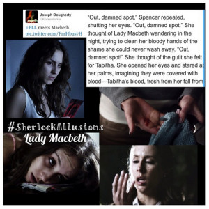 Spencer’s character seems to be generally based on Lady Macbeth ...