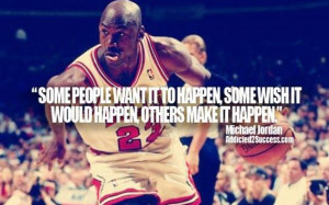Michael Jordan on taking action