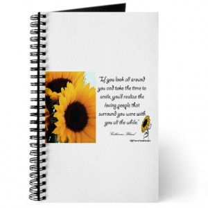 Sunflower Quote Journal