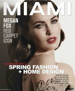Megan Fox Miami Magazine March 2012