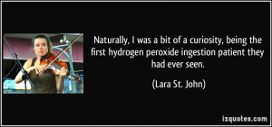 Naturally, I was a bit of a curiosity, being the first hydrogen ...