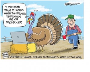 farmer unfriends turkey on facebook