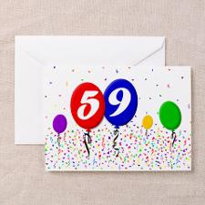 59th Birthday Greeting Card for