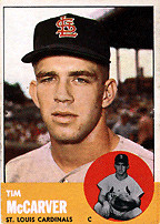 Tim McCarver, 1963 Topps