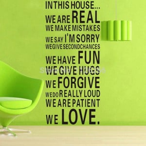 ... Vinyl Wall Lettering Stickers Quotes and Sayings Home Art Decor Decal