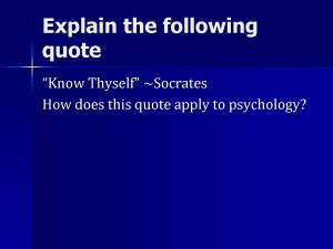 Scientific Method Definition Psychology