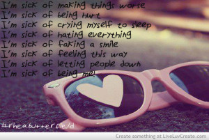 ... girls, im sick xoxo, inspirational, life, love, pretty, quote, quotes