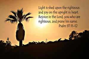Bible Verses About Sunsets Palm at Sunset Psalm 97 Verses