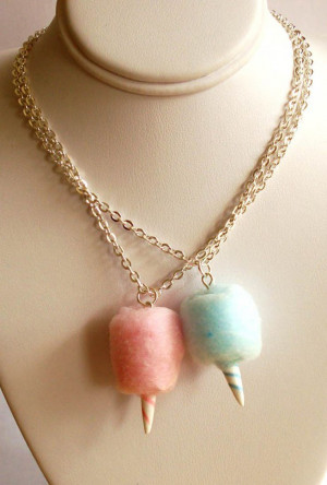 Cute Cotton Candy Necklaces