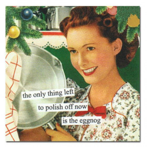 Napkins - Paper Cocktail/Beverage Anne Taintor HOLIDAY The Only Thing ...