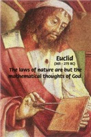 Famous Ancient Mathematician Euclid. Painting and Maths Quote on ...