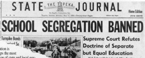 ... handed down a landmark decision ruling that separate but equal public
