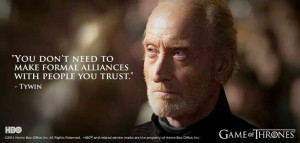 ... Tywin Lannister, Truths, Thrones Quotes, The, People, Game Of Thrones