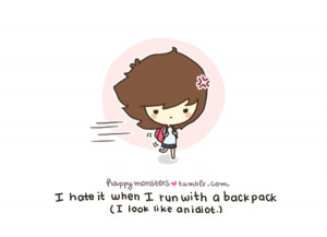 Most popular tags for this image include: cute, lol, run, doodle and ...