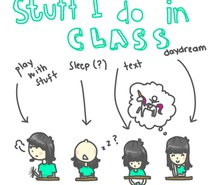 boring play funny class fun unicorn daydream cartoon text