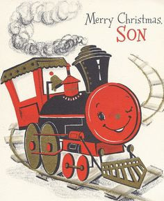 Vintage Christmas Greeting Card by Hallmark. More
