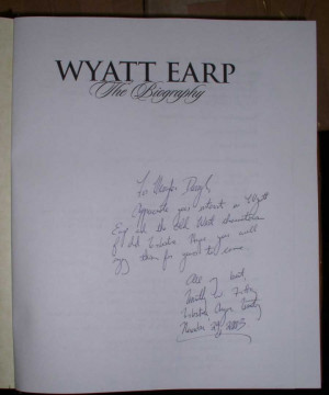 wyatt earp biography tombstone gunfight We