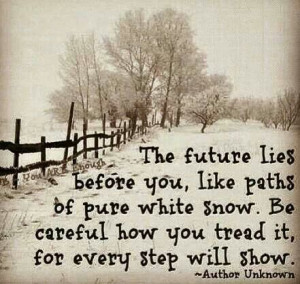 Until it snows again...:) God's Grace.