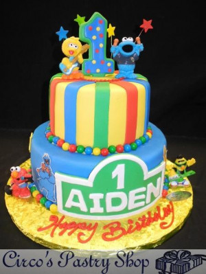 Sesame Street 1st Birthday Cakes