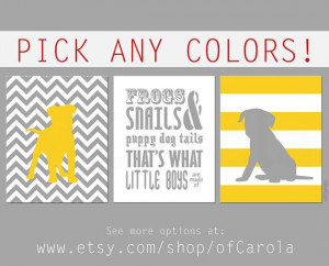 Frogs Snails Puppy Dog Tails Quote Personalized by ofCarola, $24.00