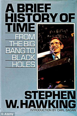 Best seller: Hawking's 1988 book A Brief History of Time spent a ...