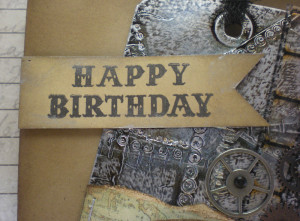 Masculine Birthday Cards – Tim Holtz July 2012 tag
