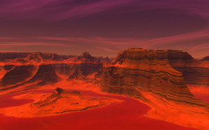 Surface of Mars wallpaper