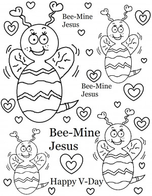 -bee-mine-jesus-valentine-coloring-pages-amazing-printable-valentine ...